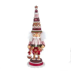 17.5" Hollywood Gingerbread Tree Hat Nutcracker