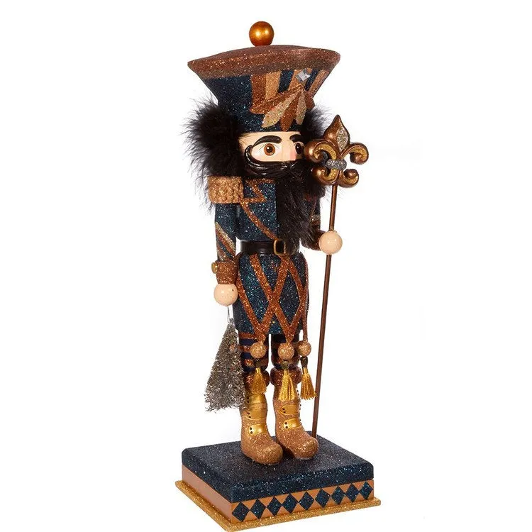 17" Hollywood Copper and Black Soldier Nutcracker