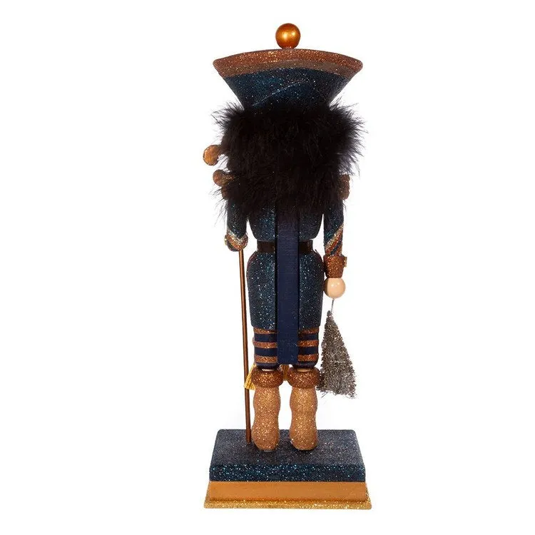 17" Hollywood Copper and Black Soldier Nutcracker