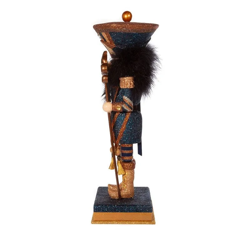 17" Hollywood Copper and Black Soldier Nutcracker