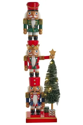 18" Battery-Operated Nutcracker With Tree