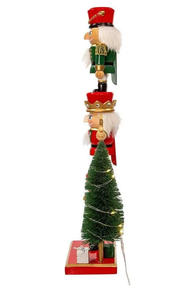 18" Battery-Operated Nutcracker With Tree