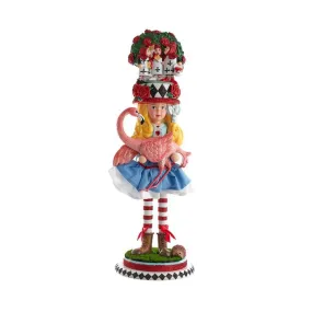 19" Hollywood Nutcrackers™ Alice With Flamingo Nutcracker by Kurt Adler