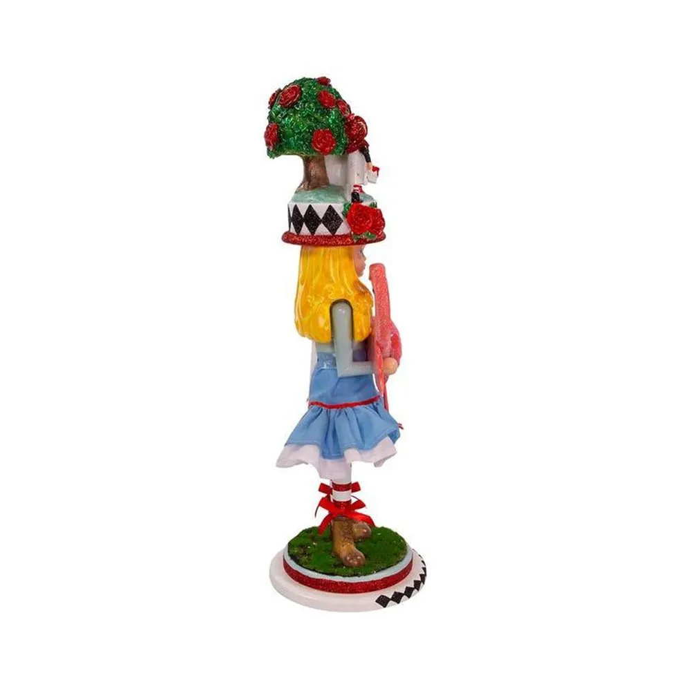 19" Hollywood Nutcrackers™ Alice With Flamingo Nutcracker by Kurt Adler