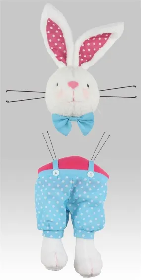 2 Pc Turquoise Boy Bunny Kit