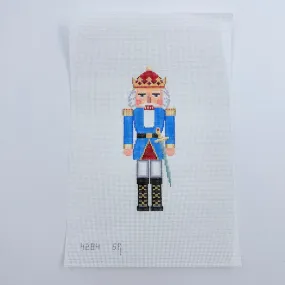 Aqua King Nutcracker Canvas