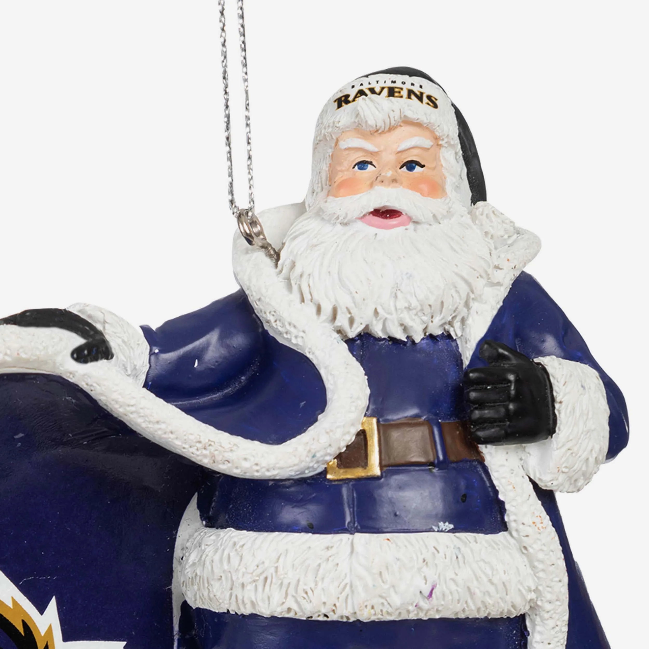 Baltimore Ravens Photoprint Santa Ornament