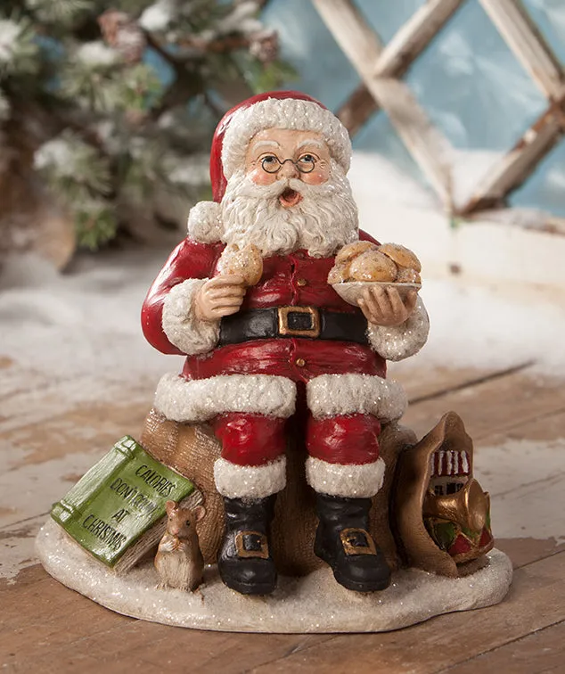Bethany Lowe Santa Loves Cookies
