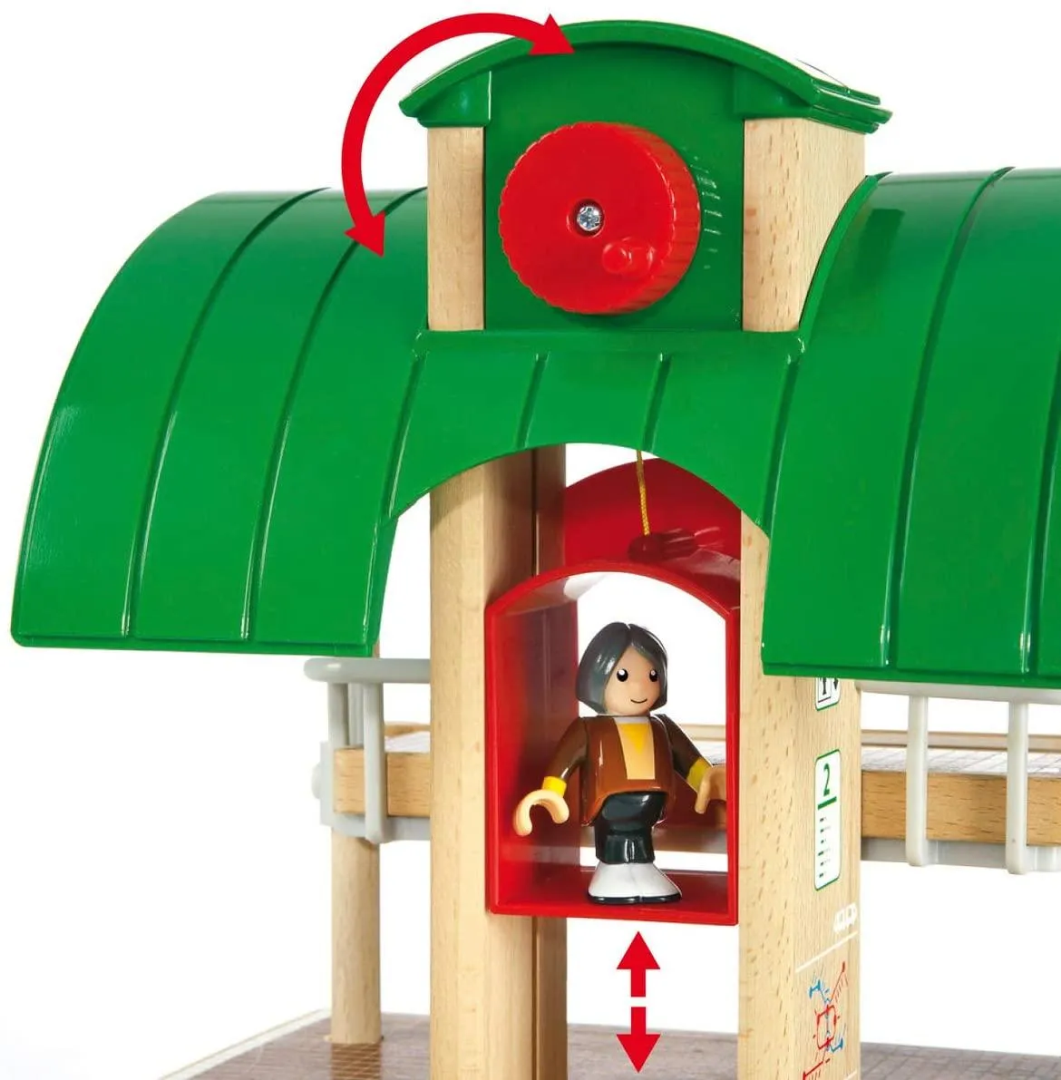 BRIO Travel Switching Battery Operated Set 42pcs Large Set 3yrs 