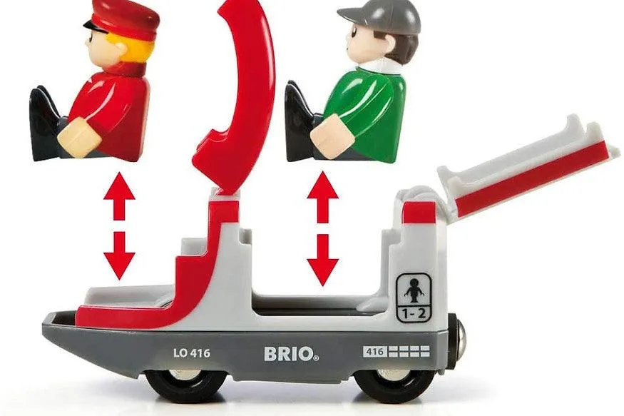 BRIO Travel Switching Battery Operated Set 42pcs Large Set 3yrs 