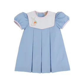 Bunny Phipps Frock - Beale Street Blue with Worth Avenue White, Palm Beach Pink, & Bunny Applique