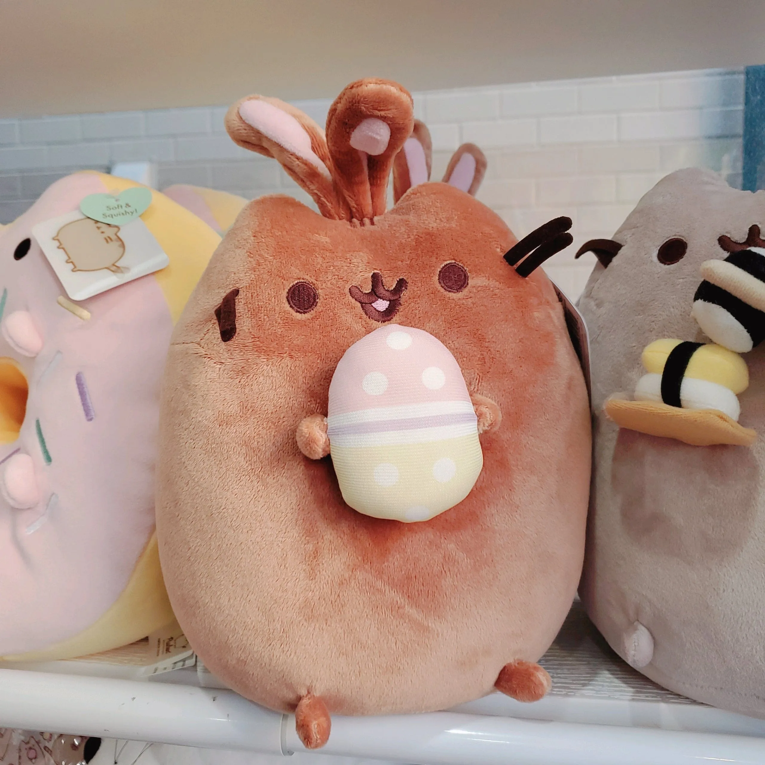 Chocolate Easter Bunny Pusheen Plush 9.5"