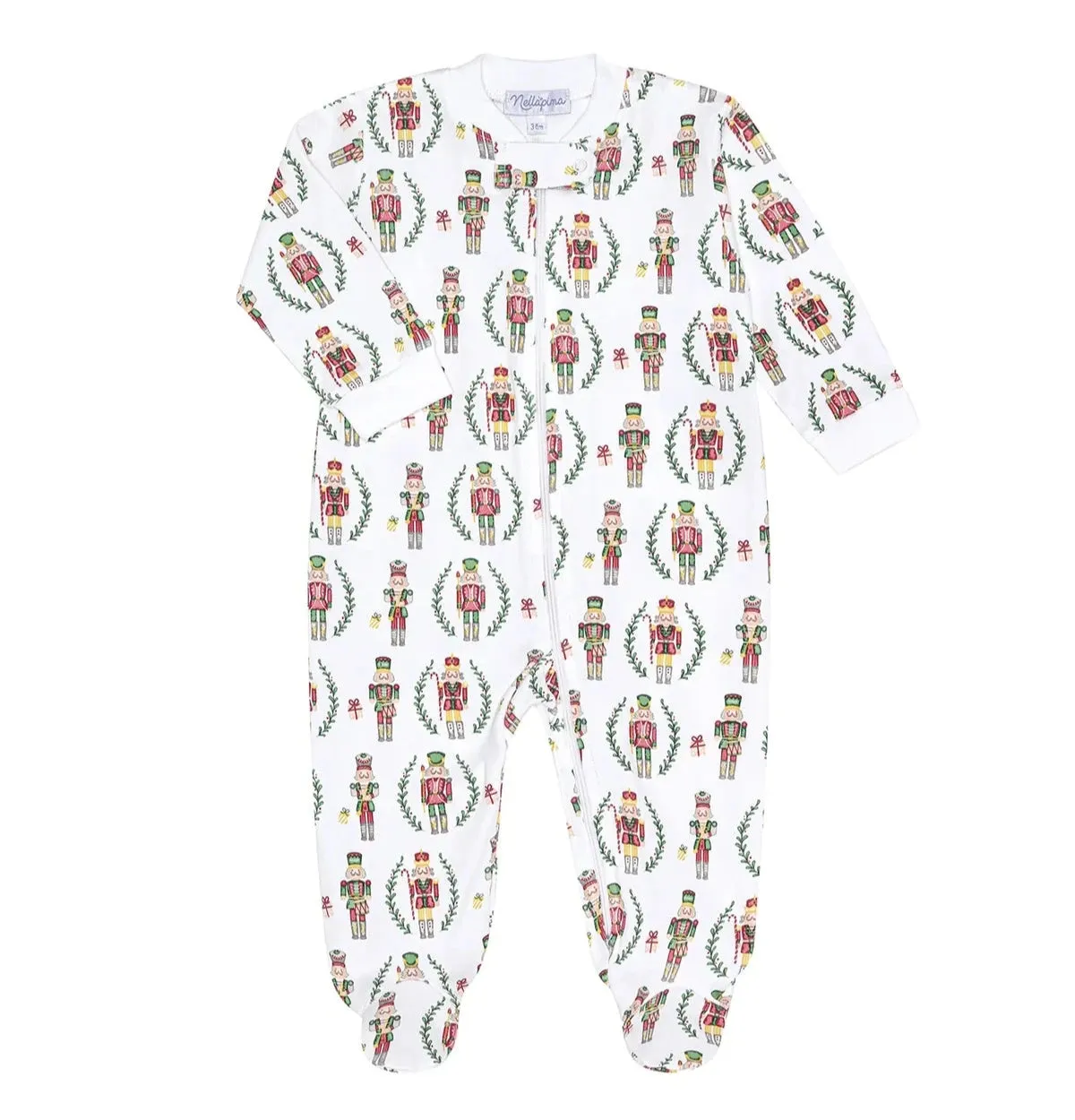 Christmas Nutcrackers Zipper Footie