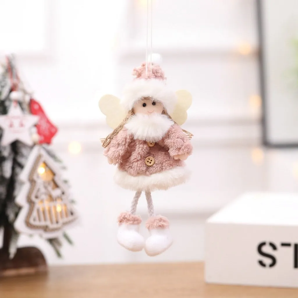 Christmas Plush Angel Girl Doll Oranments
