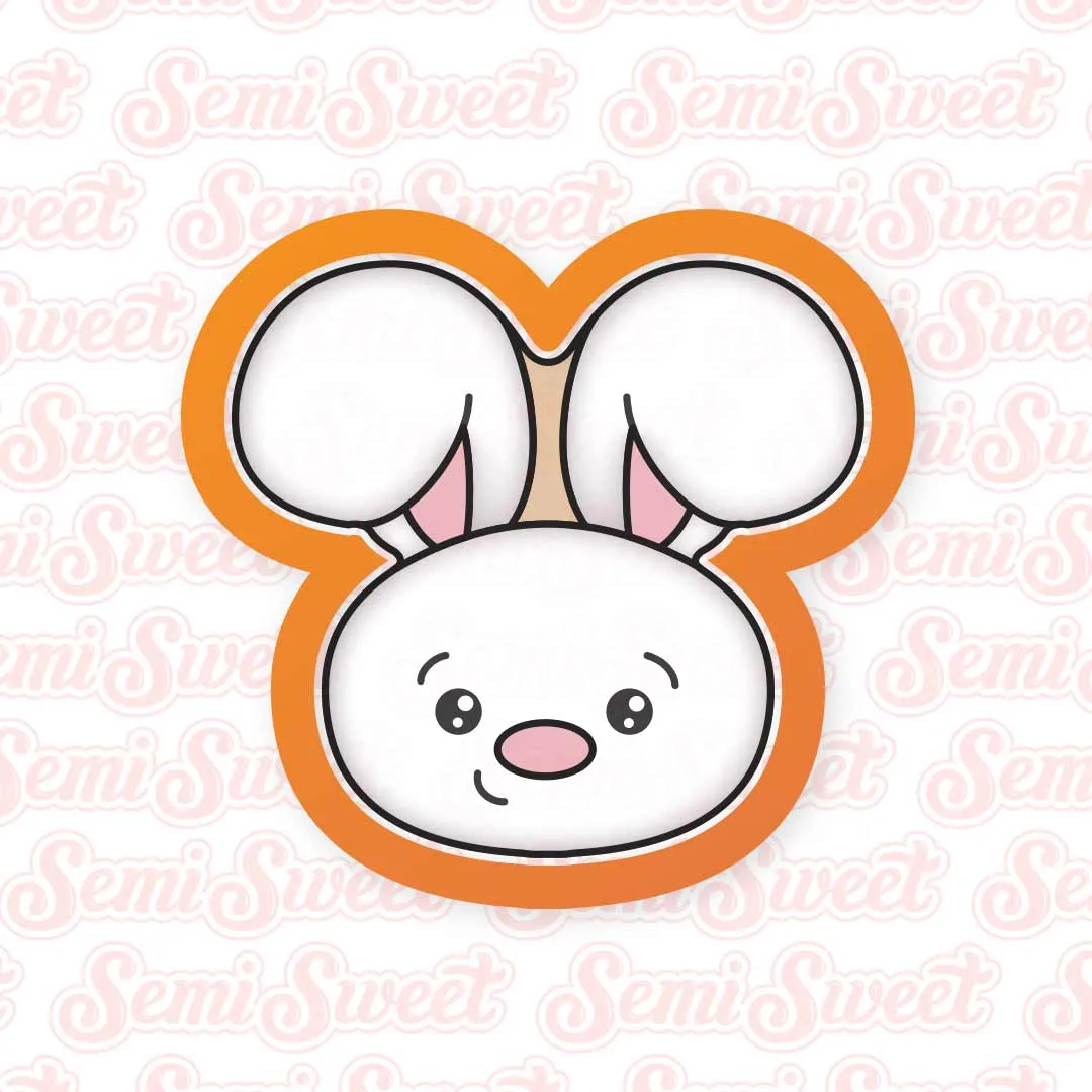 Chubby Bunny Face Cookie Cutter