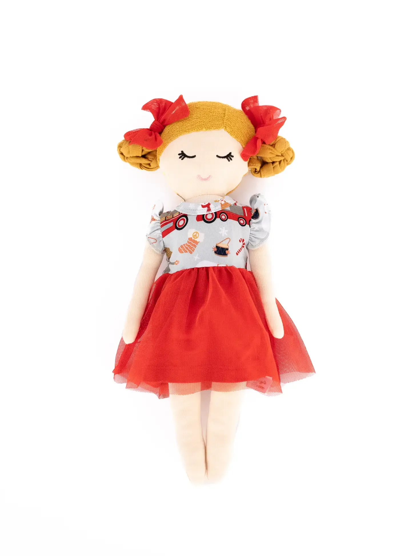 Delilah the Bamboo Stuffed Christmas Doll