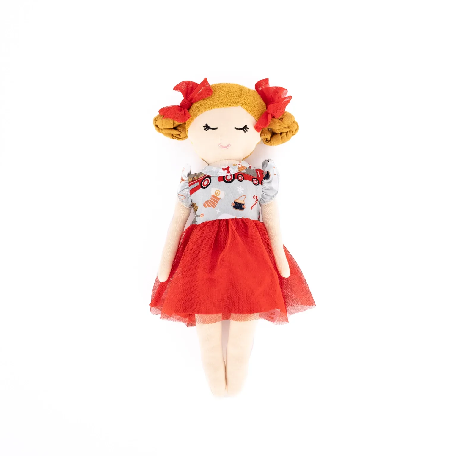 Delilah the Bamboo Stuffed Christmas Doll
