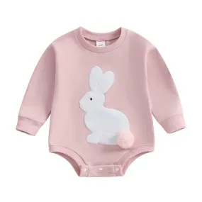 Easter Bunny Long Sleeve Baby Romper