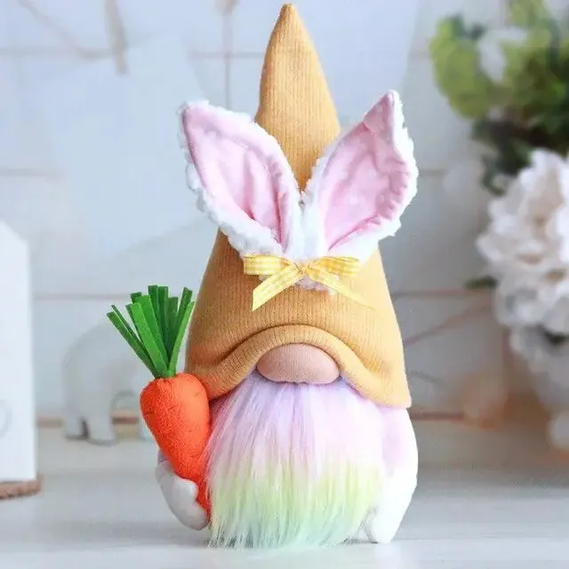 Easter Faceless Bunny Doll Decoration