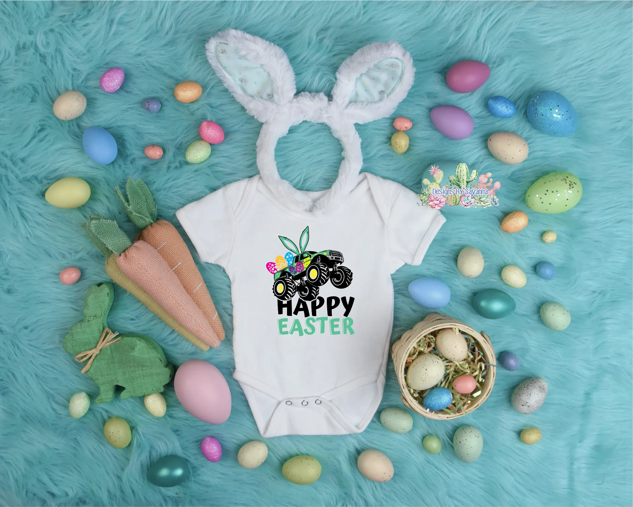 Happy Easter Monster Truck
