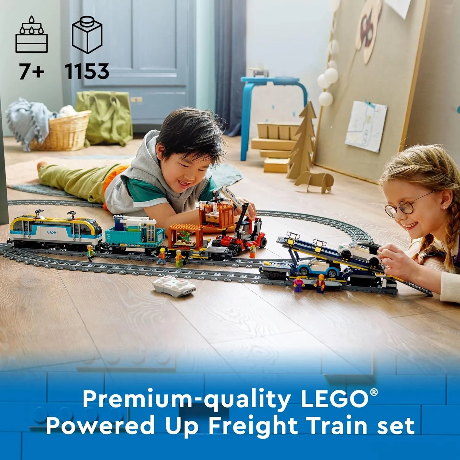 LEGO® City Freight Train 60336 Building Kit (1,153 Pieces)