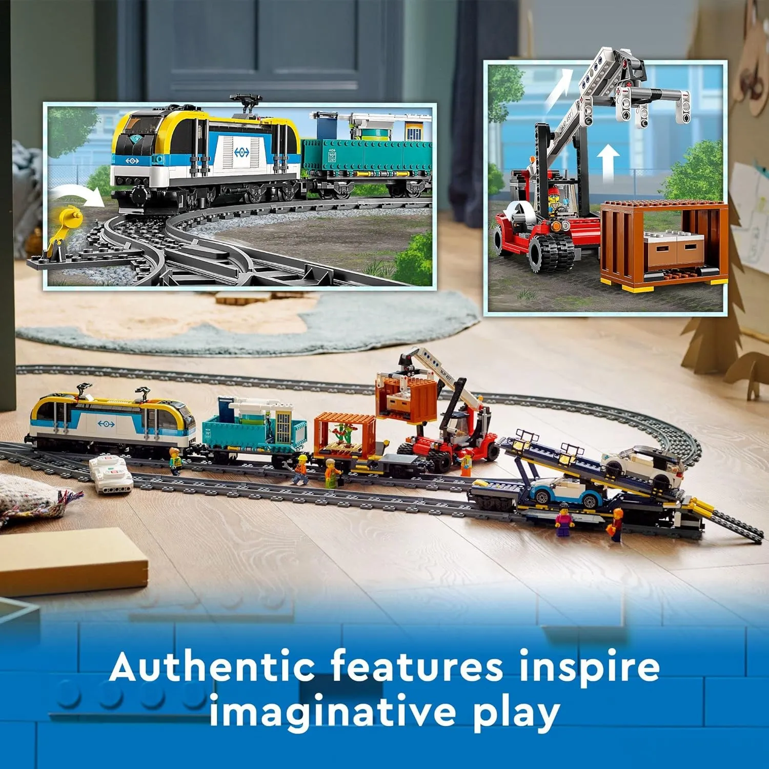 LEGO® City Freight Train 60336 Building Kit (1,153 Pieces)