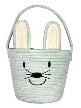 Lucy's Room Bunny Rope Easter Basket - Blue