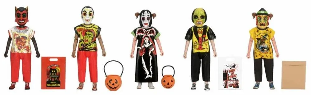 NECA - Ben Cooper Costume Kids Collection (Series 2) Clothed Action Figure Set of 5