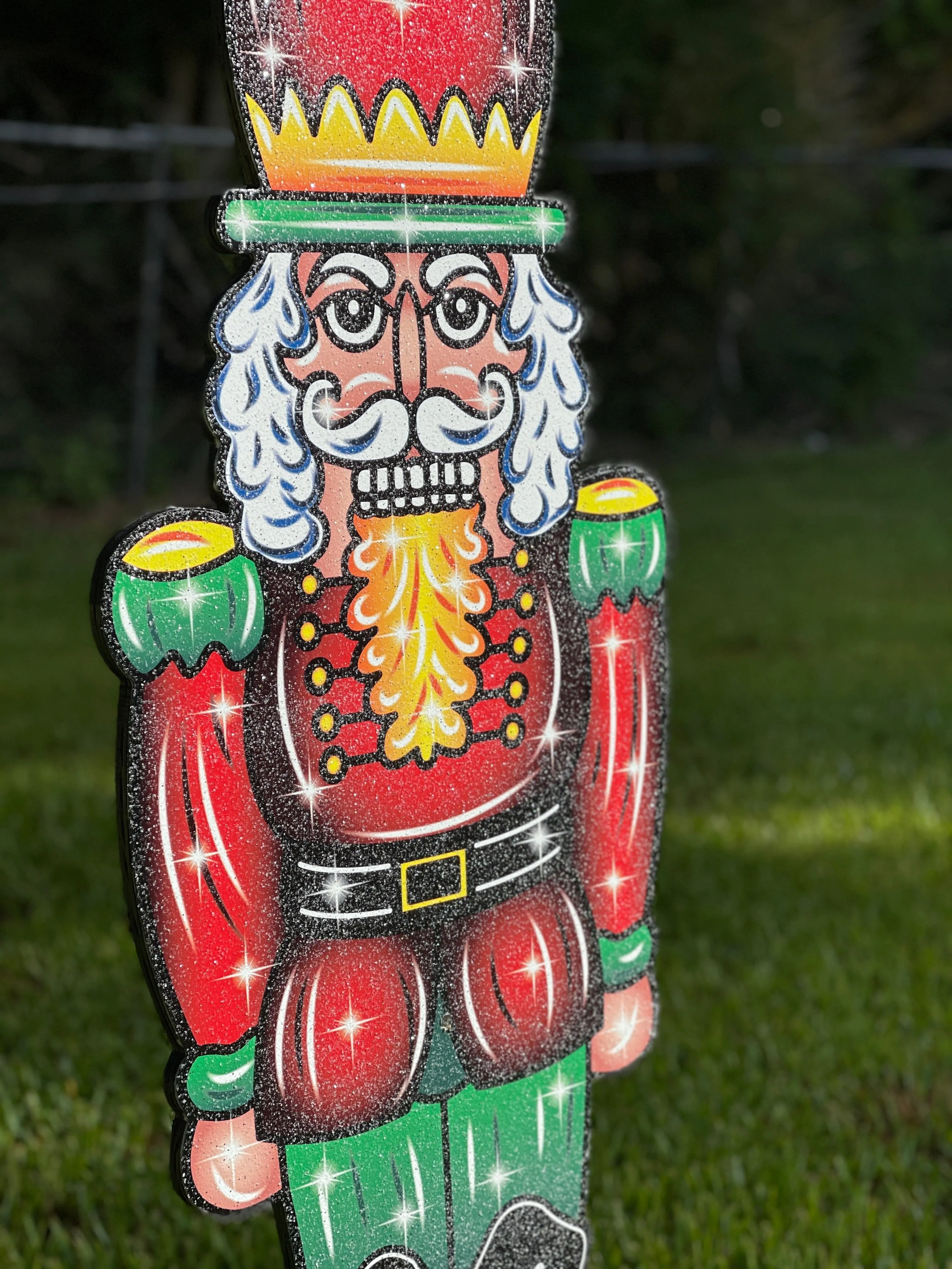 Nutcracker Christmas Yard Art Available in 4 Sizes