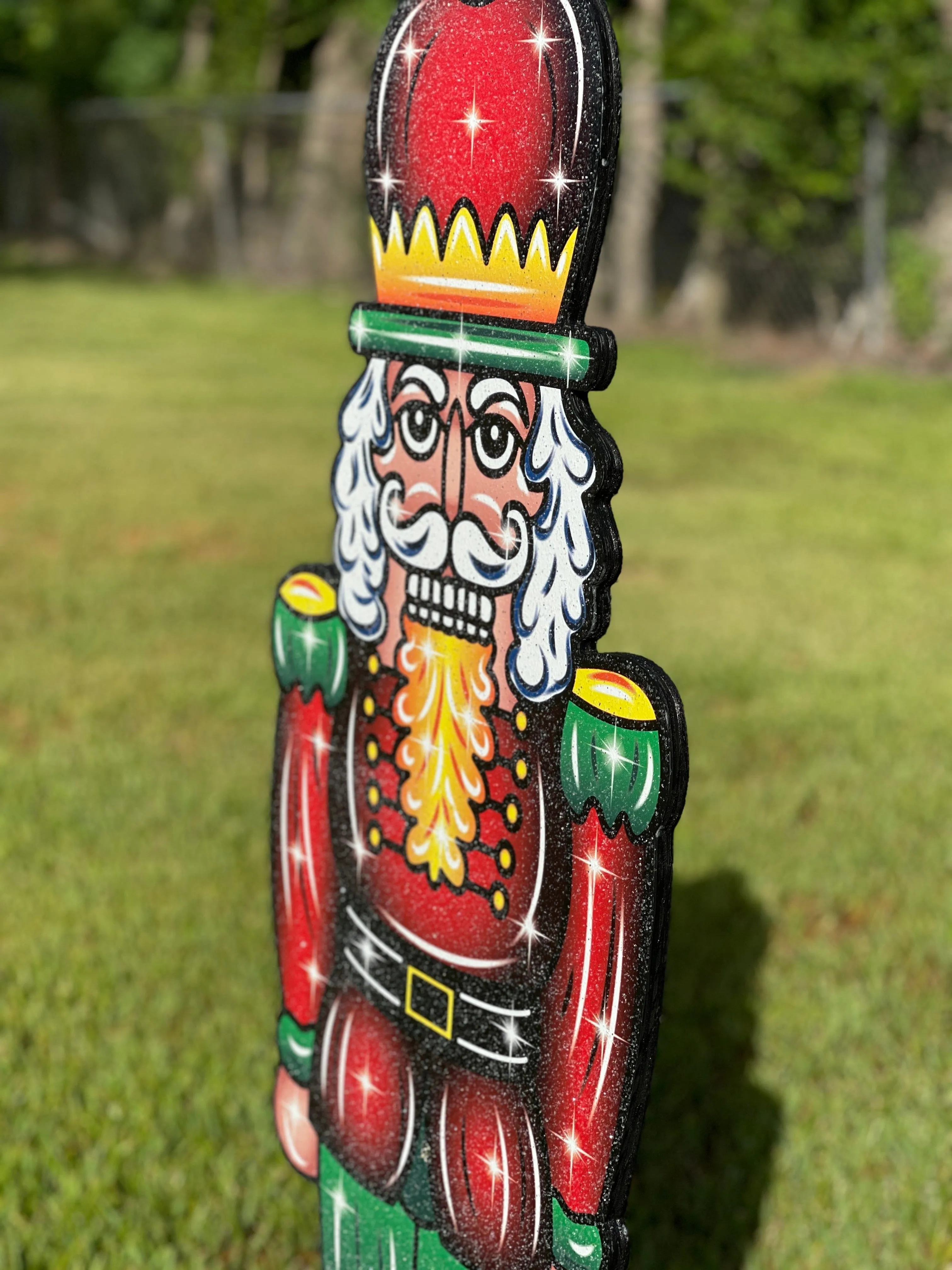 Nutcracker Christmas Yard Art Available in 4 Sizes