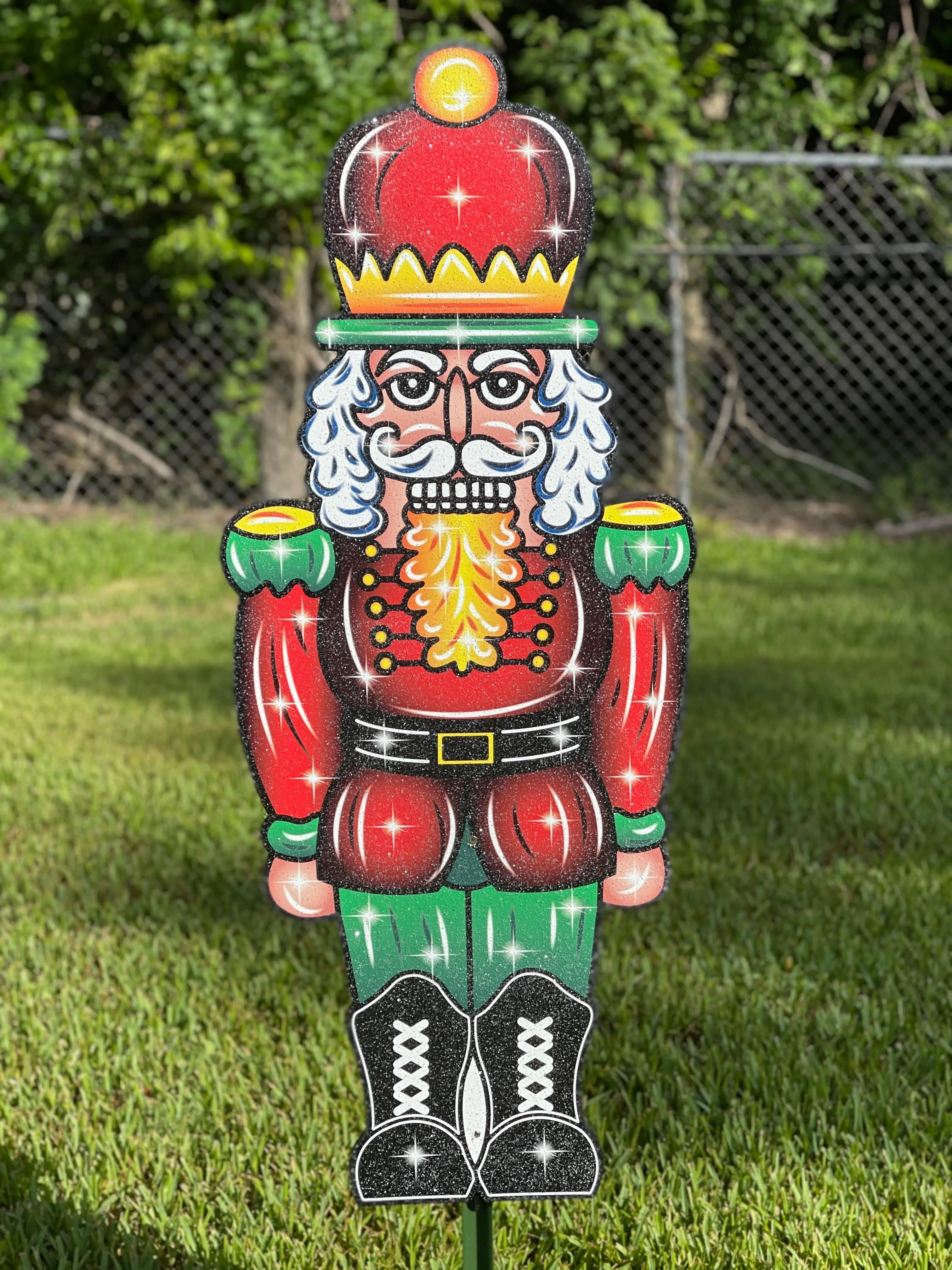 Nutcracker Christmas Yard Art Available in 4 Sizes