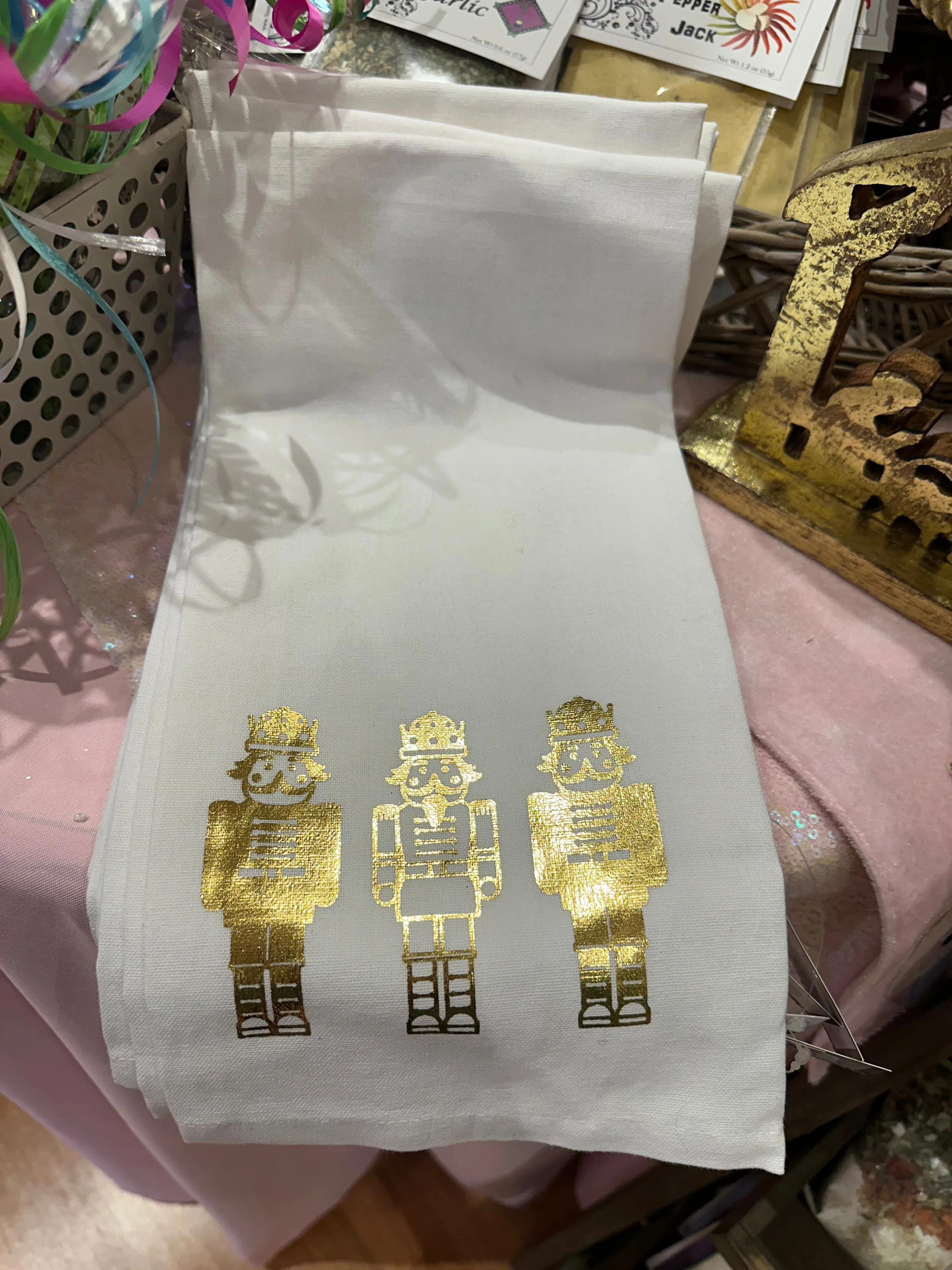 Nutcracker Hand Towels