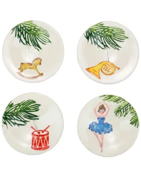 Nutcrackers Assorted Canape Plates