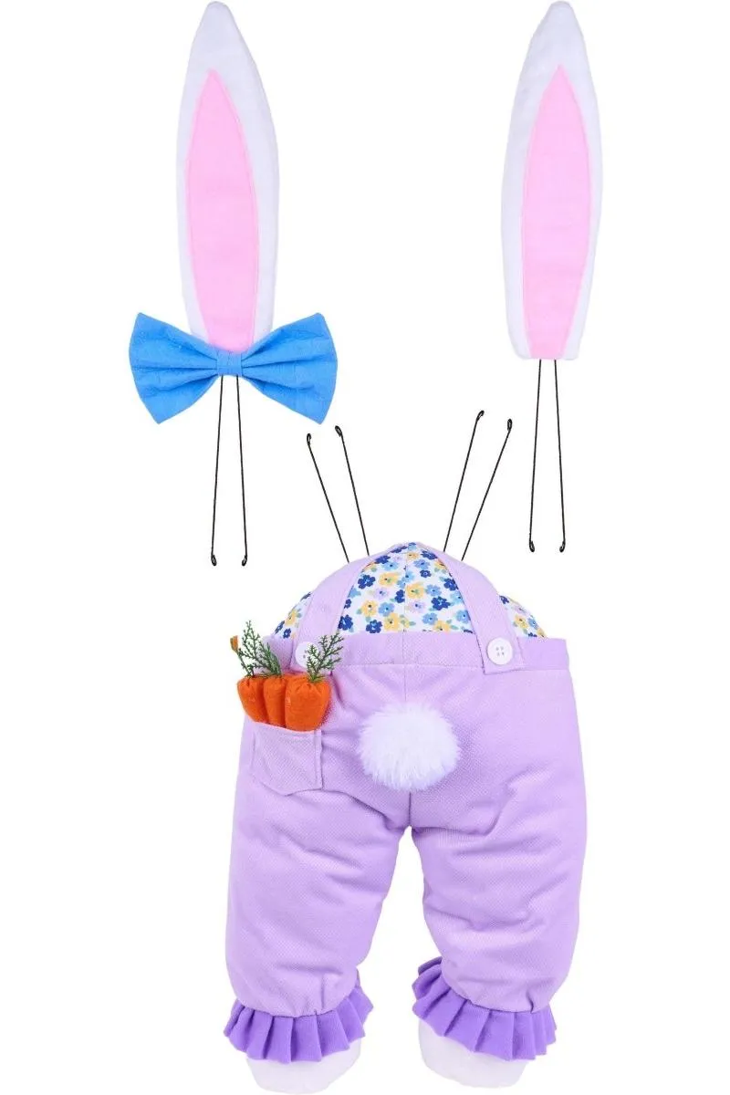 Plush Girl Bunny Wreath Decor Kit