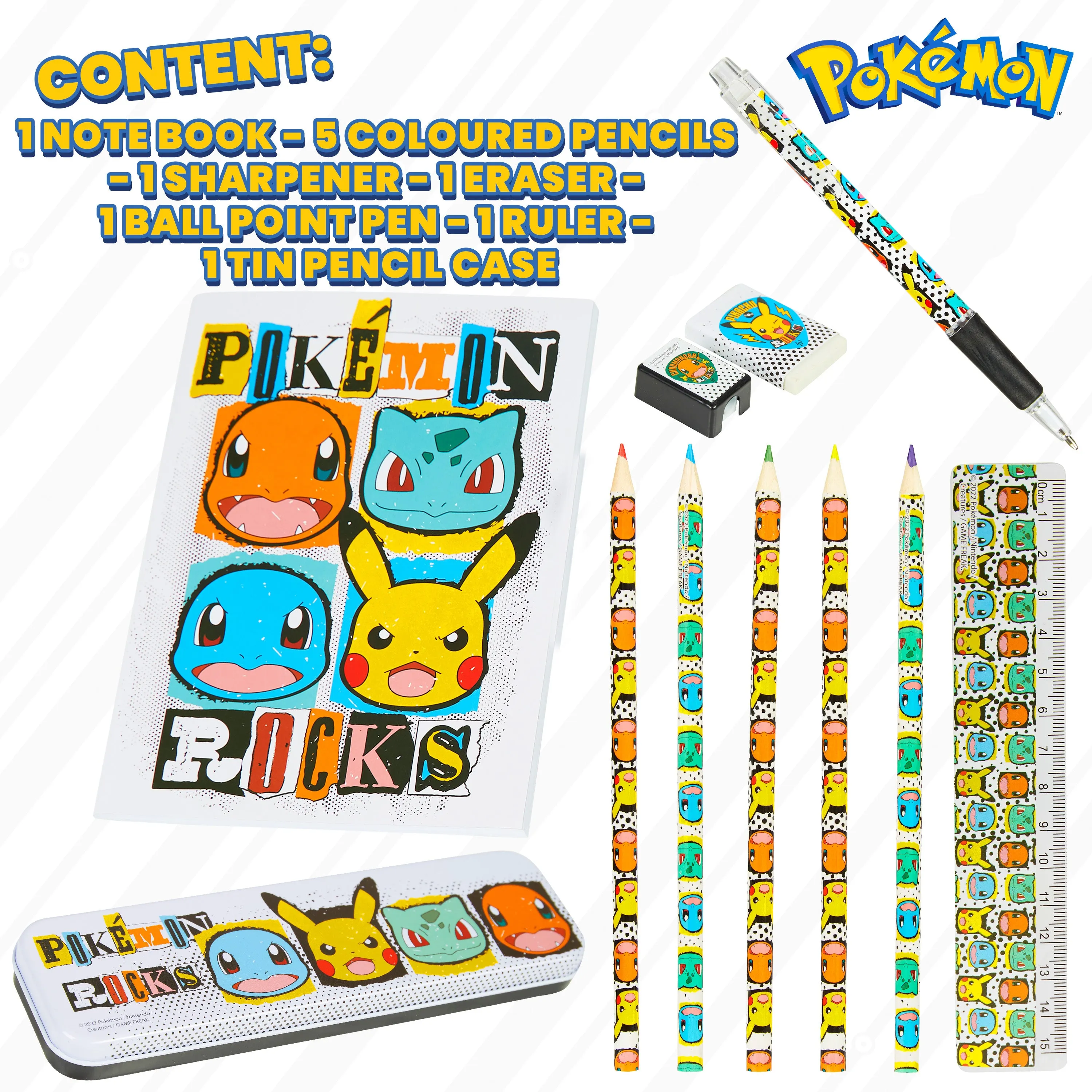 Pokemon Stationery Supplies Set - Stationery Set