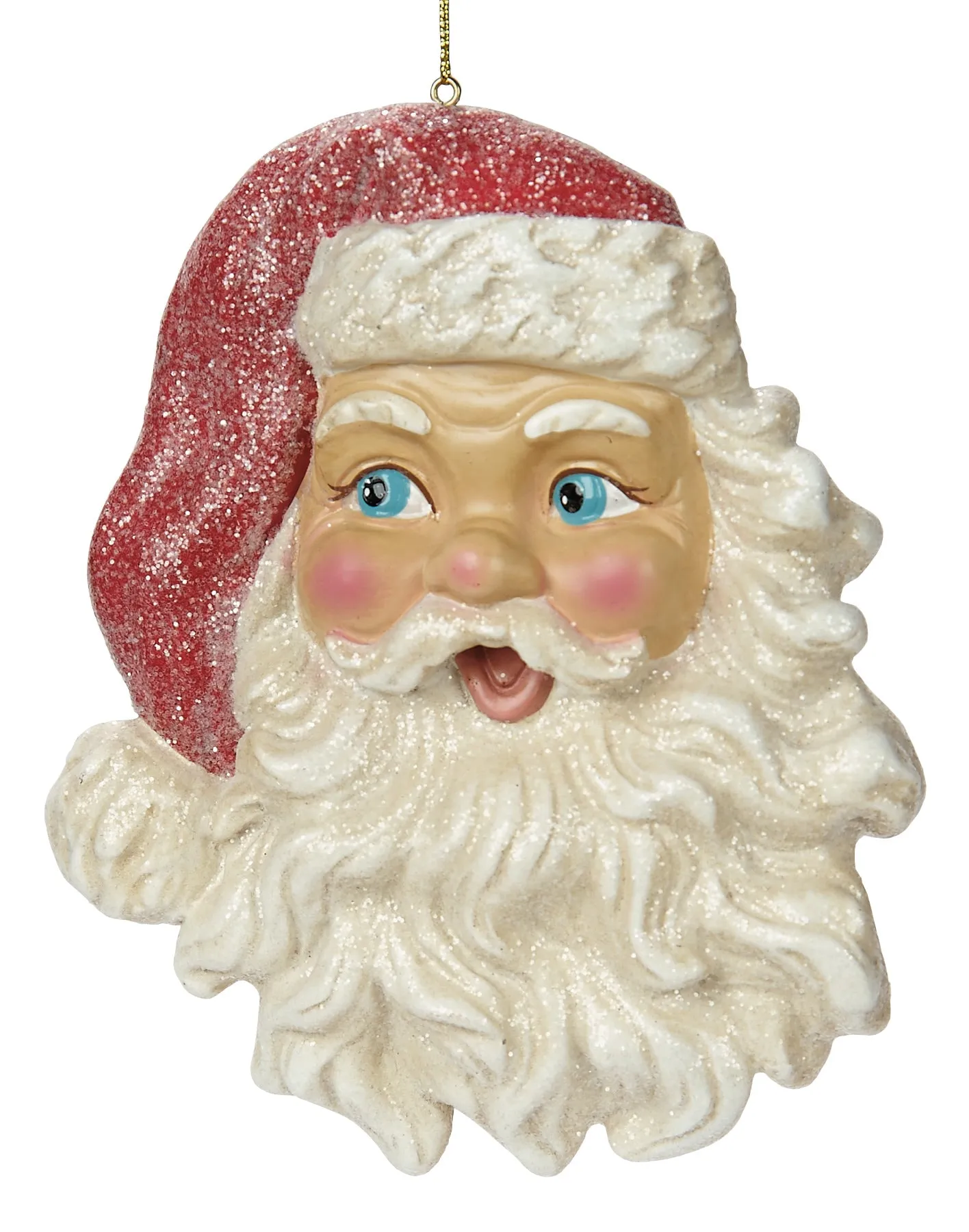 Santa Head Ornament