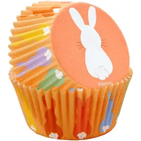 Standard Cupcake Liners - Colorful Easter Bunny