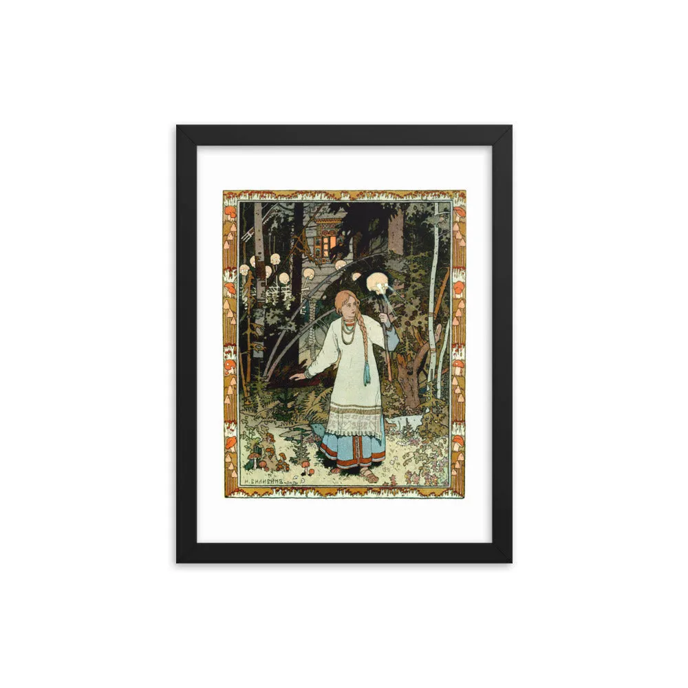 Vasilisa the Beautiful Ivan Bilibin Framed Poster Print
