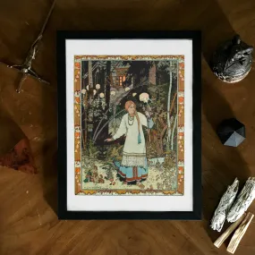 Vasilisa the Beautiful Ivan Bilibin Framed Poster Print