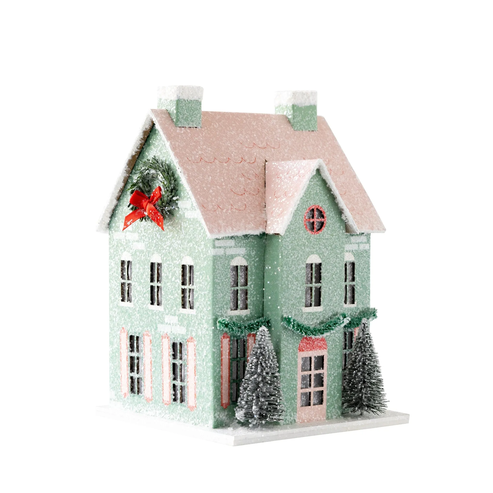 VIL1052 - Village Christmas Paper House Decoration