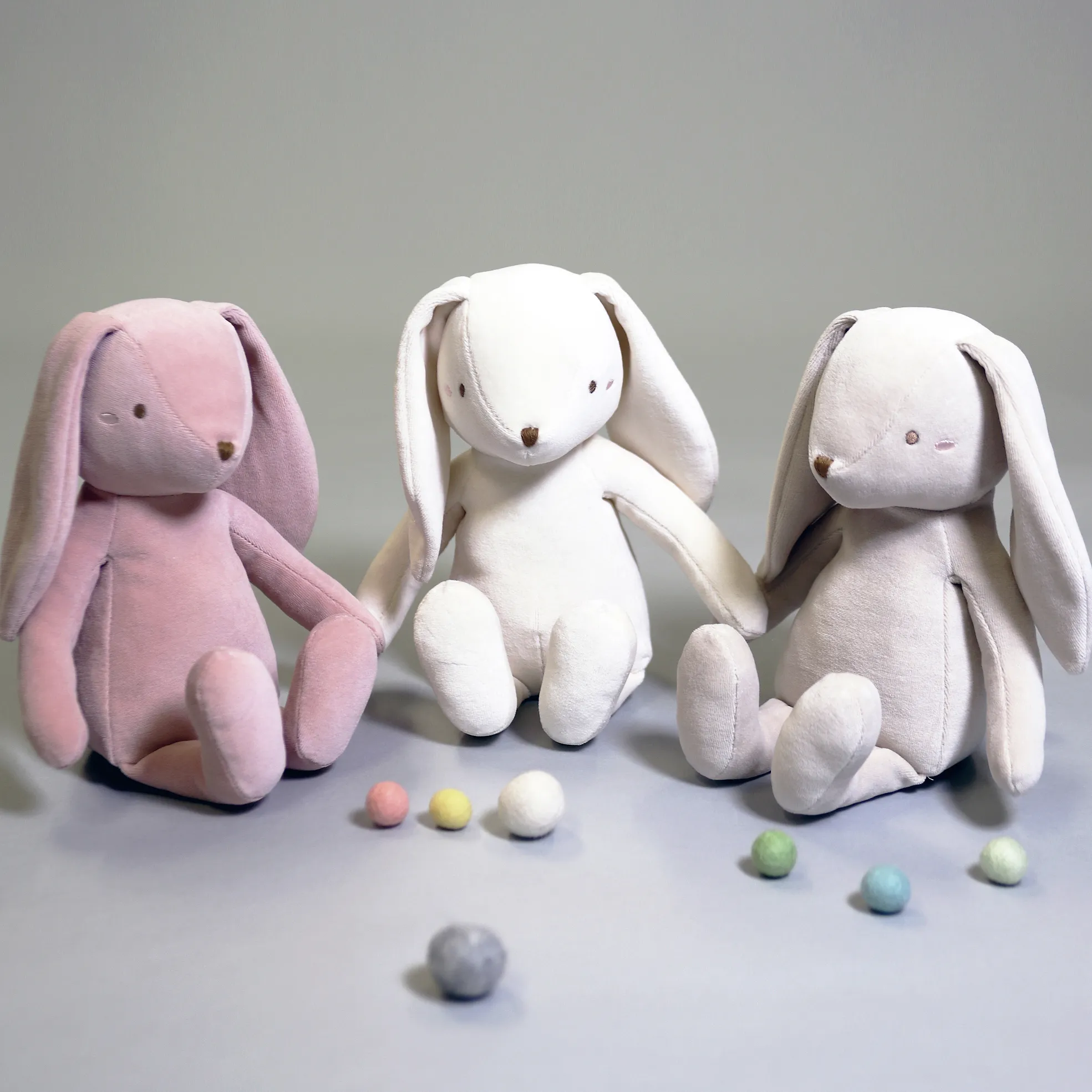 White Bunny Cotton Plush