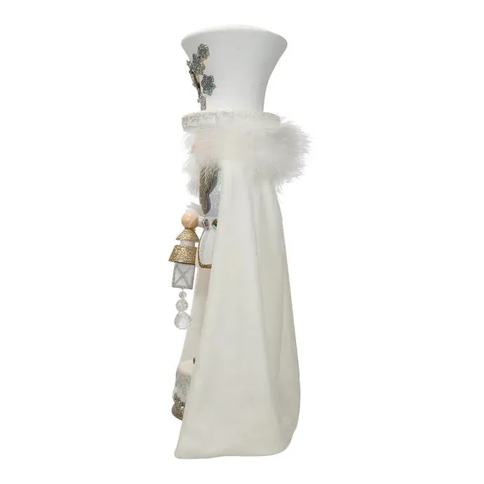 White Snowflake LED Nutcracker