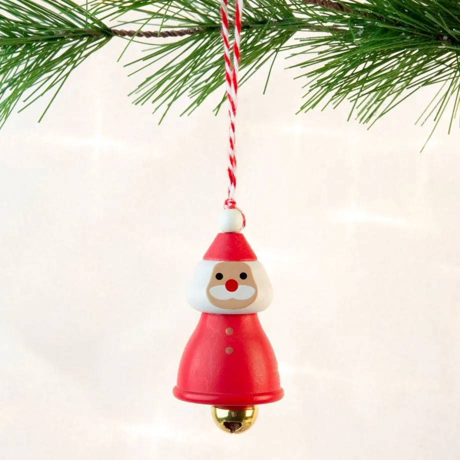 Wooderful Life: Bell Ornament Santa Claus